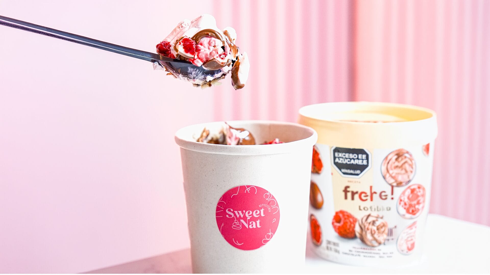 PAVE DE BROWNIE CON FRAMBUESA